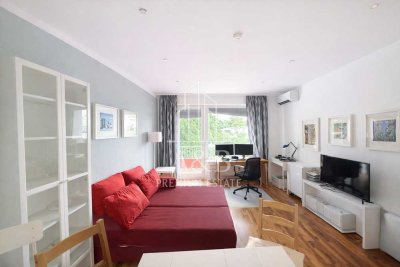 * Smart Living: Stilvolles 1-Zimmer Apartment mit Panorama-Weinbergblick *