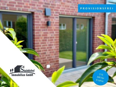 Moderne Neubau-Gartenwohnung mit 2 Zimmern und Terrasse in Südwestlage!