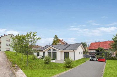 Traumhaftes Bungalow aus 2020 in Neunkirchen am Sand - Energiesparhaus KfW 55 auf 899 m² Erbpachtgru