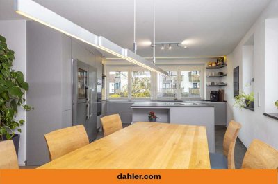 Wohnoase im Süden Rosenheims - außergewöhnliche Wohnung mit Küchentraum und Energiekomfort