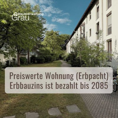 Erbpacht bis 2085 – bereits BEZAHLT – top Grundriss, Wohnung 2021 modernisiert, gepflegte Wohnanlage