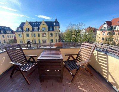 Bezaubernde 3-Zimmer-Wohnung mit Balkon im Dresdner Jugendstilviertel