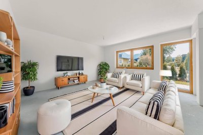 Neubau 3-Zimmer-Gartenwohnung in absoluter Ruhelage mit zwei Terrassen