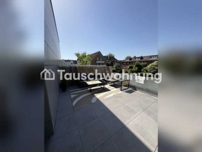 Tauschwohnung: Gemütliche 2-Zimmer-Flat in Münster-Mitte mit Dachterrasse