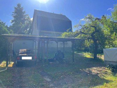 PROVISIONSFREI|Modernisiertes Einfamilienhaus mit 783m² Garten, Schwerlastgarage und viel Potenzial