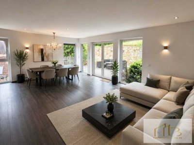 Traumhaftes Zweifamilienhaus mit Gartenpavillon & zwei Terrassen in WI-Sonnenberg!