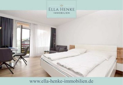 Hahnenklee-Zentrum: Helles, modernisiertes Ferien-Apartment mit Balkon + Küchenzeile...