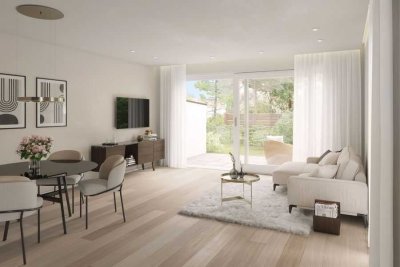 Moderne 4-Zimmerwohnung mit 150 m² Gartenanteil – Neubau KfW-55