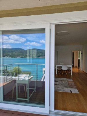 Schiefling - Penthouse Wohnung mit Seeblick und Privatstrand am Wörthersee