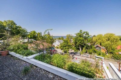 Herrsching mit Seeblick, 2- 3 Zi Whg, Dachterrasse, renovierungsbed., 2x TG