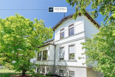 Klassische Stadtvilla I Perle auf sonnigem, parkähnlichem Grundstück in Warnownähe & maritimen Flair