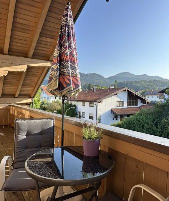 Stilvolle 2-Zimmer-Wohnung mit Südwest-Balkon in Bernau am Chiemsee