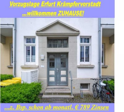 Mein Zuhause: Erfurt Mitte (zB. für € 1.175 p.M)!