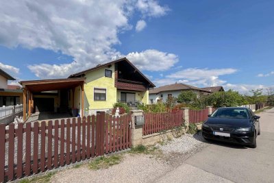 Charmantes Einfamilienhaus mit traumhaftem Garten &amp; Pool in der Maria-Theresienwiese-Siedlung