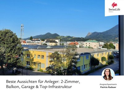 Ideale Stadtwohnung: sofort Beziehbar, Balkon mit Ausblick &amp; Garage