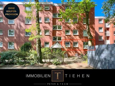 Nicht alle Immobilien möchten ins Rampenlicht: Vermietete 3-Zimmer-Erdgeschosswohnung in Lingen!