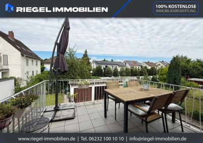 Sie hier? Wir auch! Attraktive Maisonettewohnung mit ca. 135,00 m² Wohnfläche, Balkon und Garage