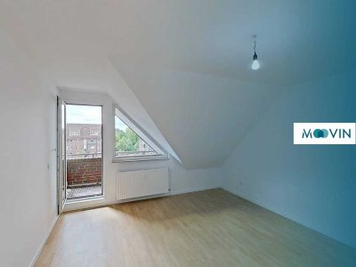 Renovierte 2-Zimmer-Wohnung mit Balkon, EBK und modernem Wannenbad