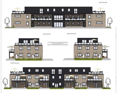 Stilvolle Neubau 3-Raum-Erdgeschosswohnung mit gehobener Innenausstattung mit Balkon in Delmenhorst