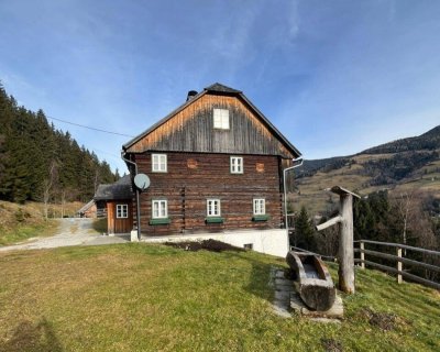 Rarität: Einzigartiges Bauernhaus „Steirische Hube“ in wunderschöner Alleinlage