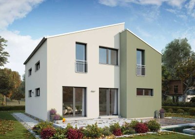 *Traumhaus mit Pultdach in Würselen? Massa machts!*
