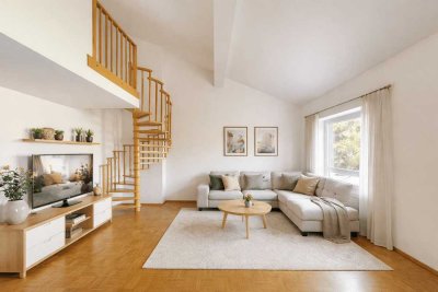 Katip | Wohnen mit Weitblick: Exklusive Penthouse-Maisonette im Augsburger Univiertel