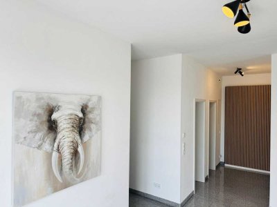 Neue 2,5-Zimmer-EG-Wohnung mit Terrasse und Einbauküche zu vermieten