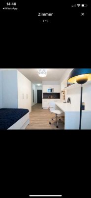 Zimmer im Studentenwohnheim „Cube“