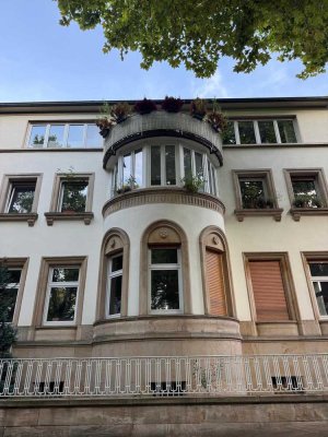 Luxuriöse 4,5-Zimmer Wohnung in Mannheim Oststadt mit Blick auf Palais Lanz und am Luisenpark