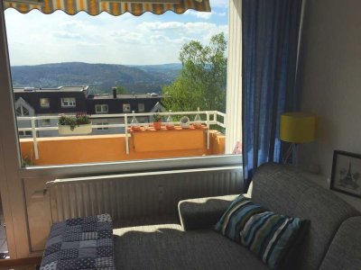 Ruhige 3-Zimmer Wohnung mit traumhaftem Blick über Weidenau