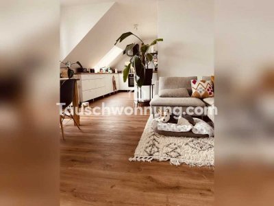 Tauschwohnung: Schöne, helle 3 Zimmer Wohnung mit Dachterrasse