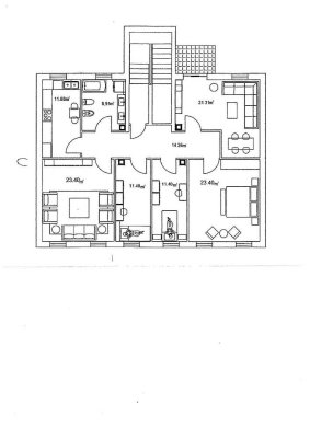 Freundliche 5-Zimmer-Wohnung mit gehobener Innenausstattung mit Balkon und EBK in Chemnitz