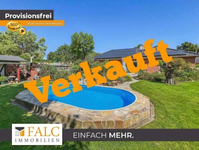 Attraktiver Bungalow mit Pool und traumhaftem Grundstück in bester Lage von Stendal!