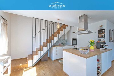 Schicke 4-Zimmer-Maisonette, 1. OG+DG, großer Gemeinschaftsgarten