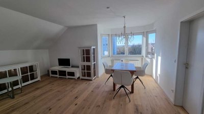 Hochwertige 2-Zimmer-Dachgeschosswohnung 60 m² mit Tiefgaragenstellplatz – Erstbezug nach Sanierung