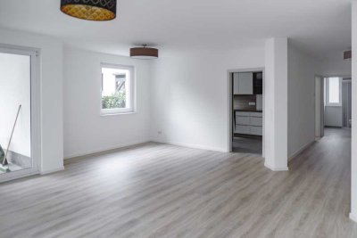 Moderne, ebenerdige Wohnung im Stadtzentrum von Bad Pyrmont – 129m² mit 2 Terrassen & Carport