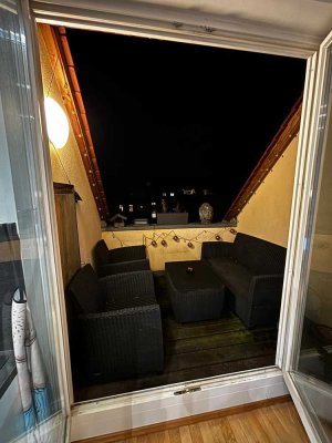 Voll möblierte 2-Zimmer Dachgeschosswohnung in Leipzig-Eutritzsch