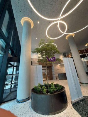 Erstbezug-2 Zimmer Mietwohnung mit 22m² Balkon- DANUBE FLATS –10. Stockwerk-Exklusives Wohnen im höchsten Wohnturm Wiens!