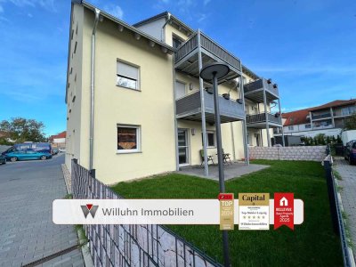 Terrassentraum – Fußbodenheizung | kleiner Garten | Stellplatz | Spiel- & Grillplatz