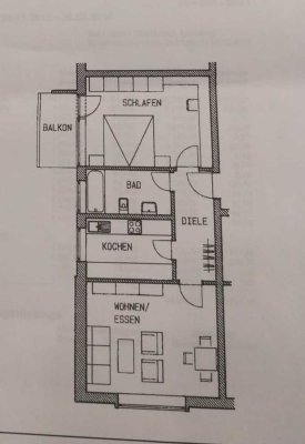 195000 € - 59 m² - 2.0 Zi.