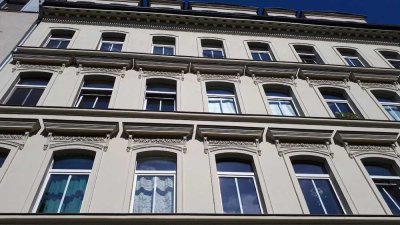 Single-Wohnung in Schleußig mit Blick auf den Clara-Park