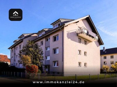 Helle 1-Zimmer-Dachgeschosswohnung mit Einbauküche und solider Rendite in Rheinstetten!