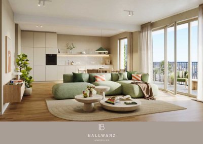 Urban, ruhig, vielseitig – 3-Zimmer-Wohnung im Quartier Marie & Fritz