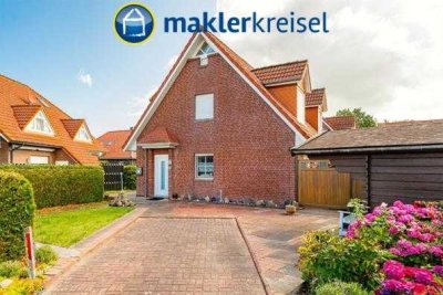 Nordseeküste: gepflegte Doppelhaushäfte mit Terrasse in schöner Lage von Altfuinnixsiel