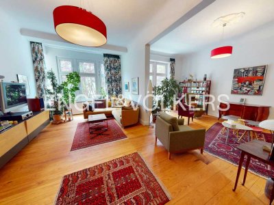 Elegant wohnen im Dichterviertel - 4-Zimmer-Altbauwohnung mit zwei Balkonen