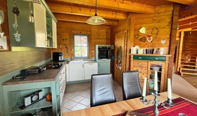 neuer Preis! - Traumhaftes Holzblockhaus in Zentrumnähe von Oberpullendorf