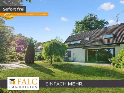 Sie suchen? Wir haben: DHH in Garbsen OT Schloß Ricklingen mit Carport, 2 Terrassen + Balkon
