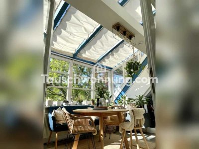 Tauschwohnung: Haus gegen sonniges DG