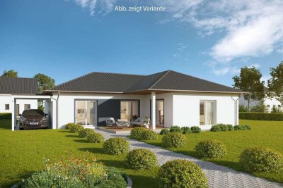Großzügiger Bungalow mit überdachter Terrasse inkl. Grundstück in ruhiger Lage