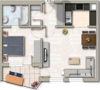 Helle 2-Zimmer Wohnung mit Balkon in Heidenheim an der Brenz